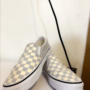 Checkerboard Slip-On Vans